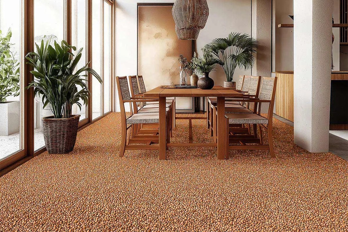 Alfombra de piedra